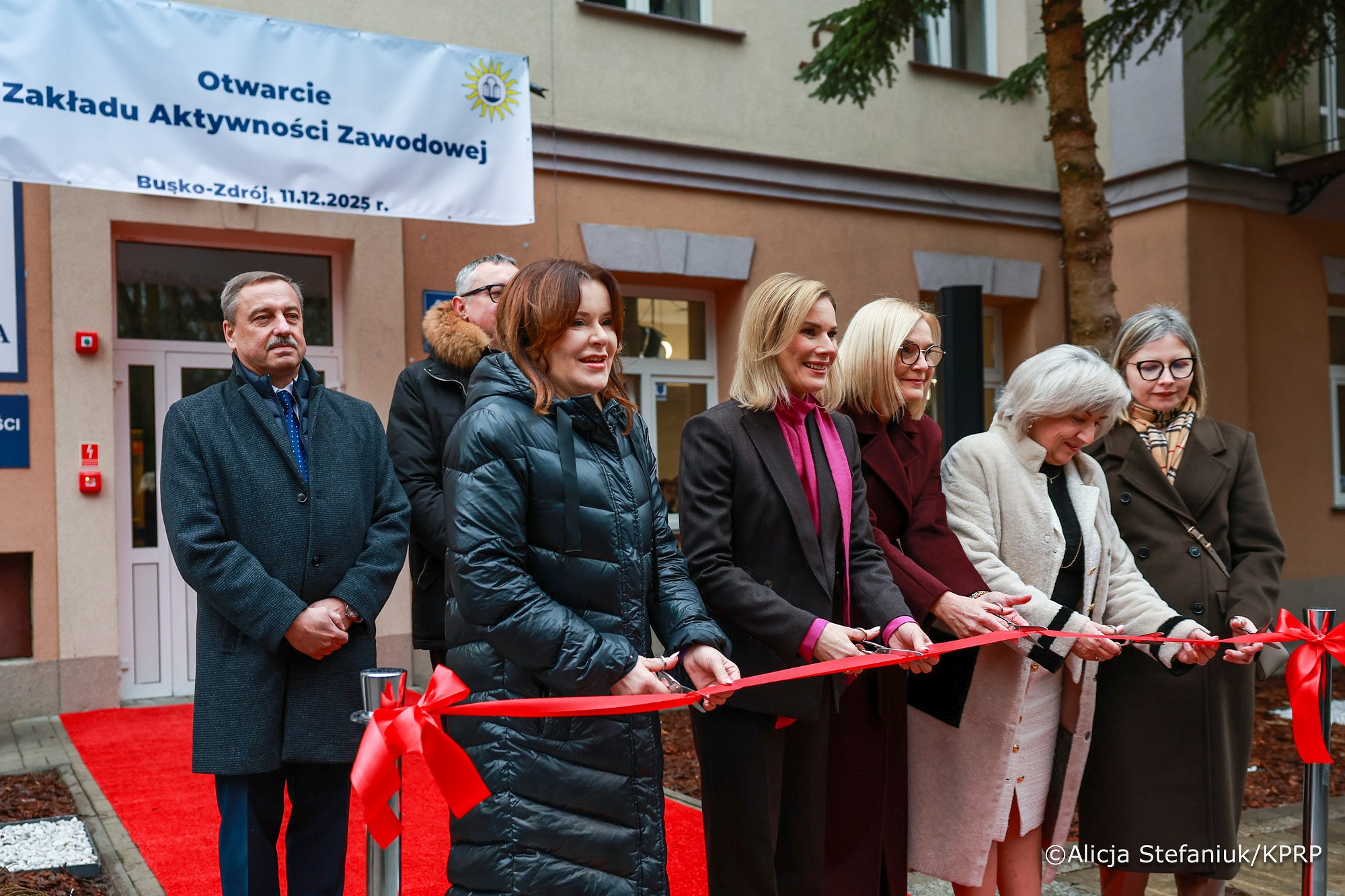 Pierwsza Dama Marta Nawrocka w Busku-Zdroju